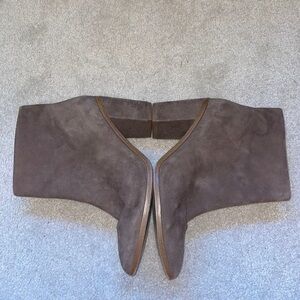 1.State brown suede bootie: